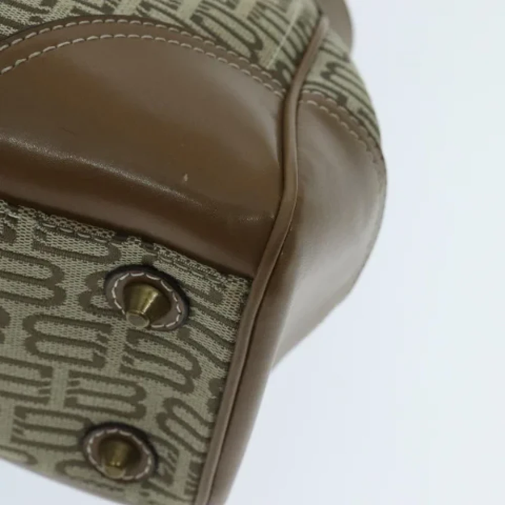 Balenciaga Vintage Pre-owned Canvas balenciaga-bags Beige Dames