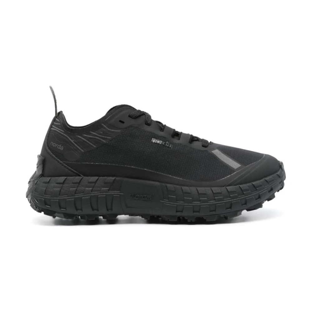 Norda Zwarte Sneakers Bio-Dyneema® Reflecterende Details Dames Schoenen