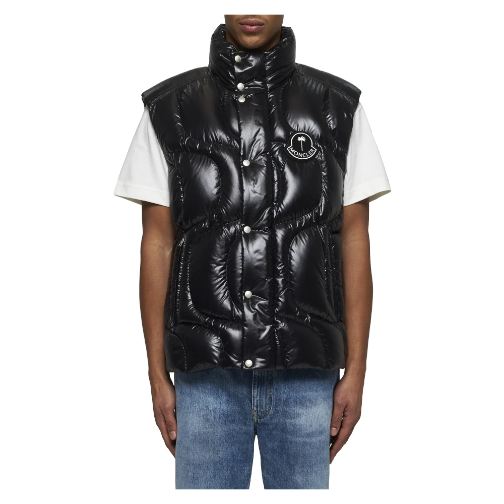 Moncler Zwarte Winterjassen Black Heren