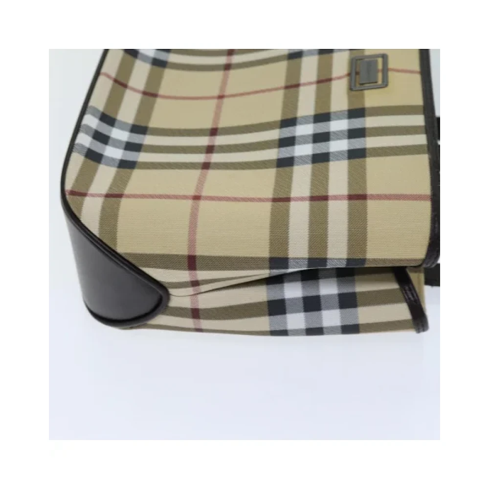 Burberry Vintage Pre-owned Canvas handbags Beige Dames