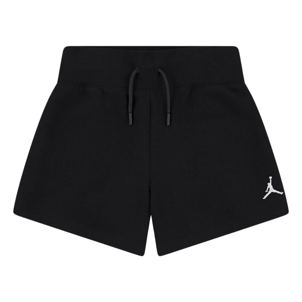 Jordan Girls Black Brooklyn Fleece Shorts - Shorts - 13 Y - Kids