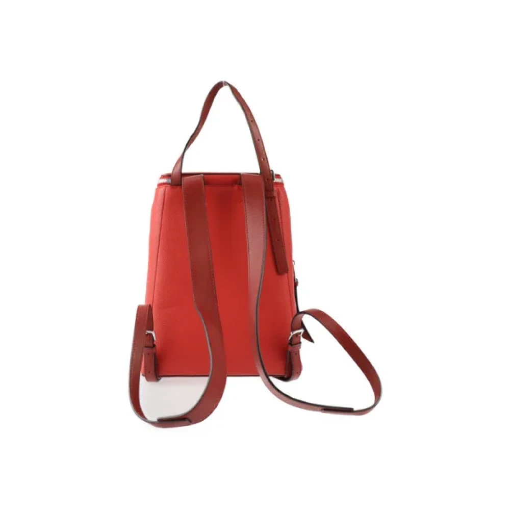 Loewe Pre-owned Leather backpacks Red Dames