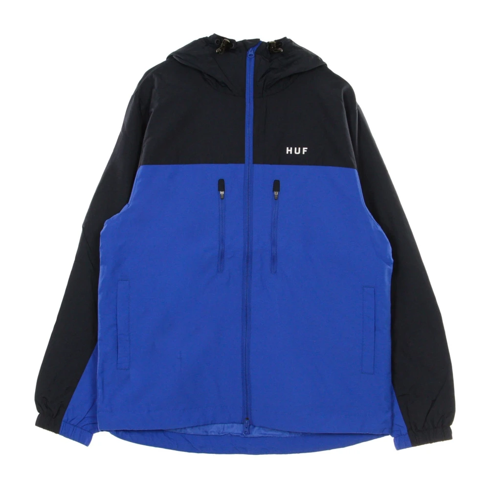 HUF Heren Windjack in Blauw Blue Heren