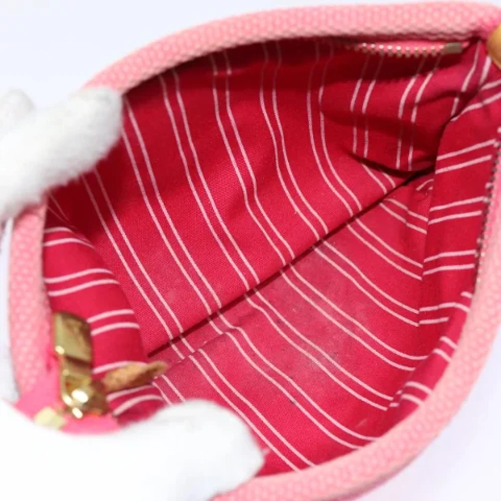 Louis Vuitton Vintage Pre-owned Canvas clutches Pink Dames