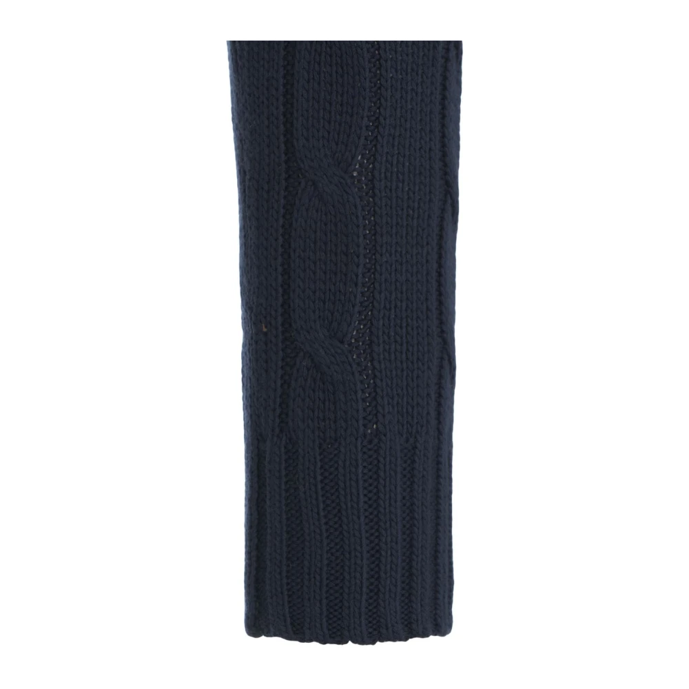 Polo Ralph Lauren Blauwe Kabeltrui Chic Ontwerp Blue Dames