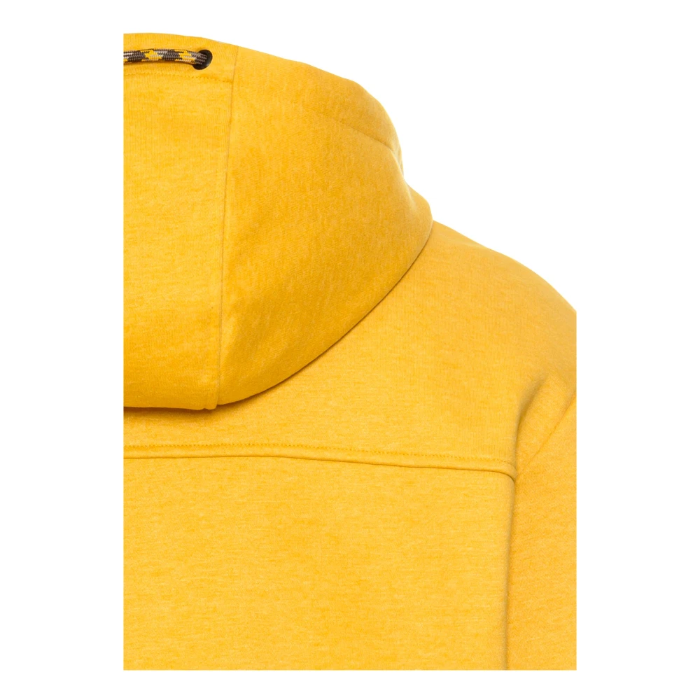 camel active Katoenmix Sweat Jacket Yellow Heren