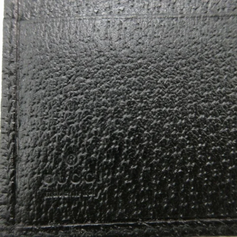 Gucci Vintage Pre-owned Canvas wallets Black Dames