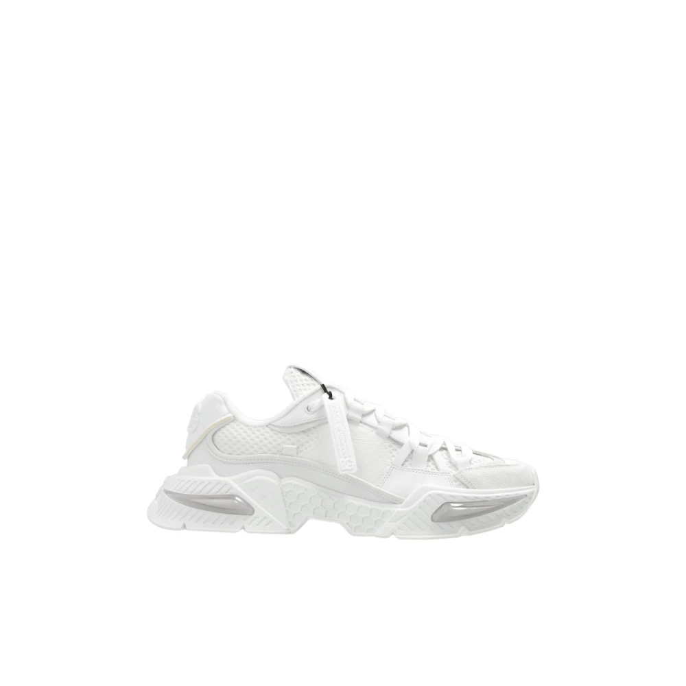 Dolce & Gabbana Mannelijk Wit Schoenen Heren, 44 Eu, Leer, Sneakers