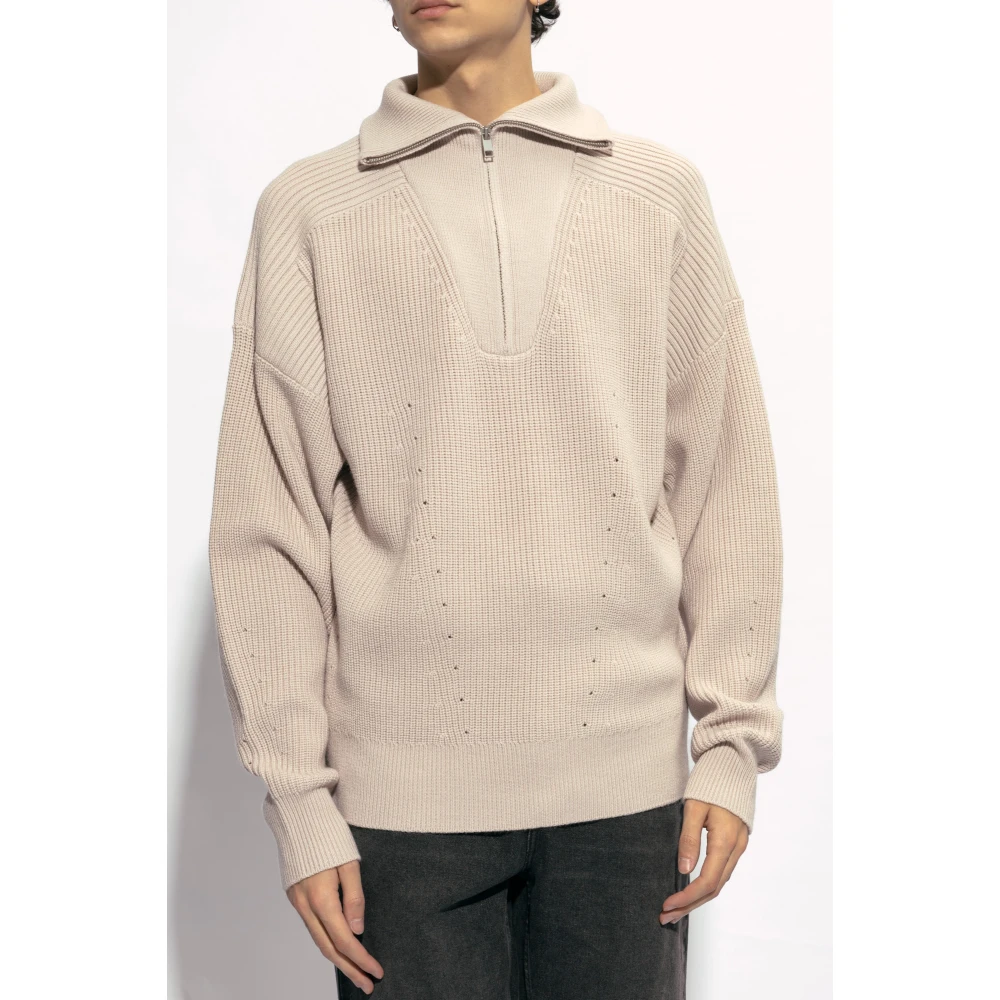 Isabel marant Benny wollen coltrui Beige Heren