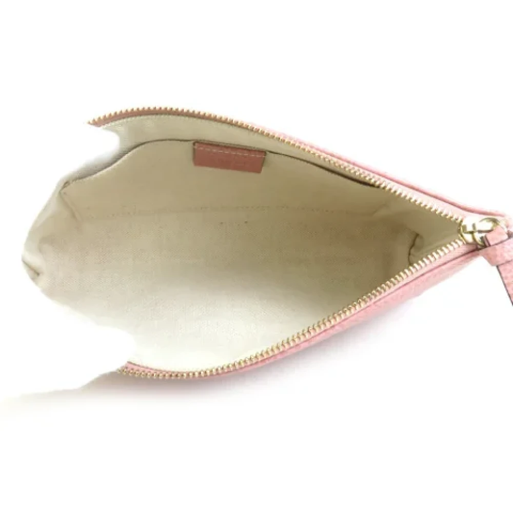 Gucci Vintage Pre-owned Fabric gucci-bags Pink Dames