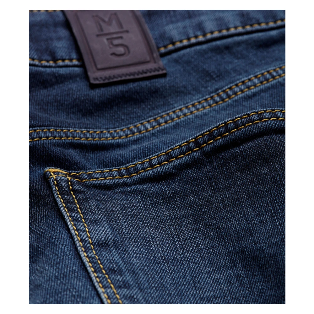Meyer Slim Stretch Denim Jeans Blue Heren