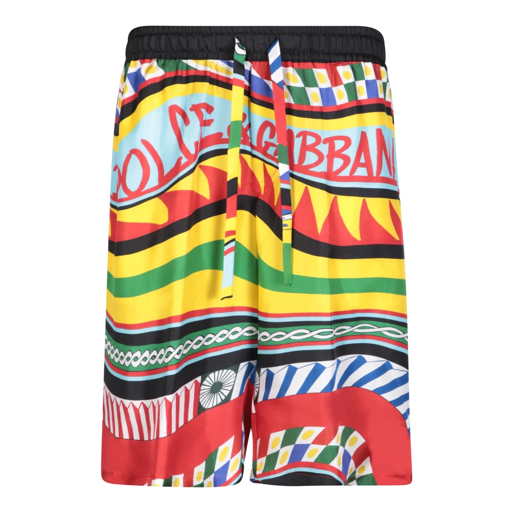 Dolce & Gabbana Herren Multicolor Bademode, Mehrfarbig, Mgröße: