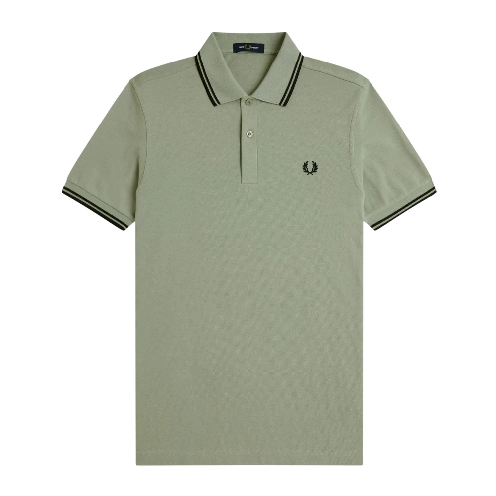 Fred Perry Men's Green Polo Shirts - Polo Shirts - M - Tops