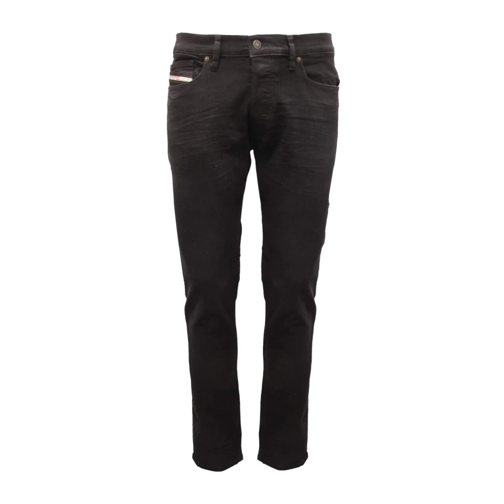Diesel Men's Black D-Luster Slim Denim Trousers - Slim Fit Jeans - W29 - Jeans