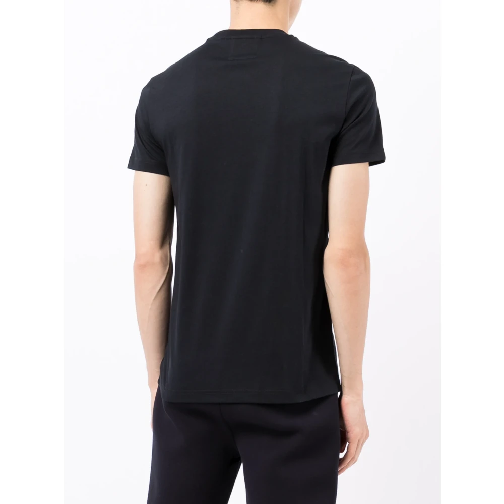 Emporio Armani Katoenen T-shirt met Designerscode Blue Heren