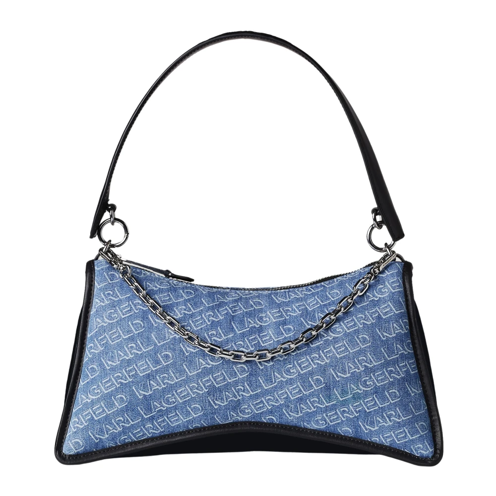 Karl Lagerfeld Blue Shoulder Bags, Female, One Size, Shoulderbag K/Seven Denim