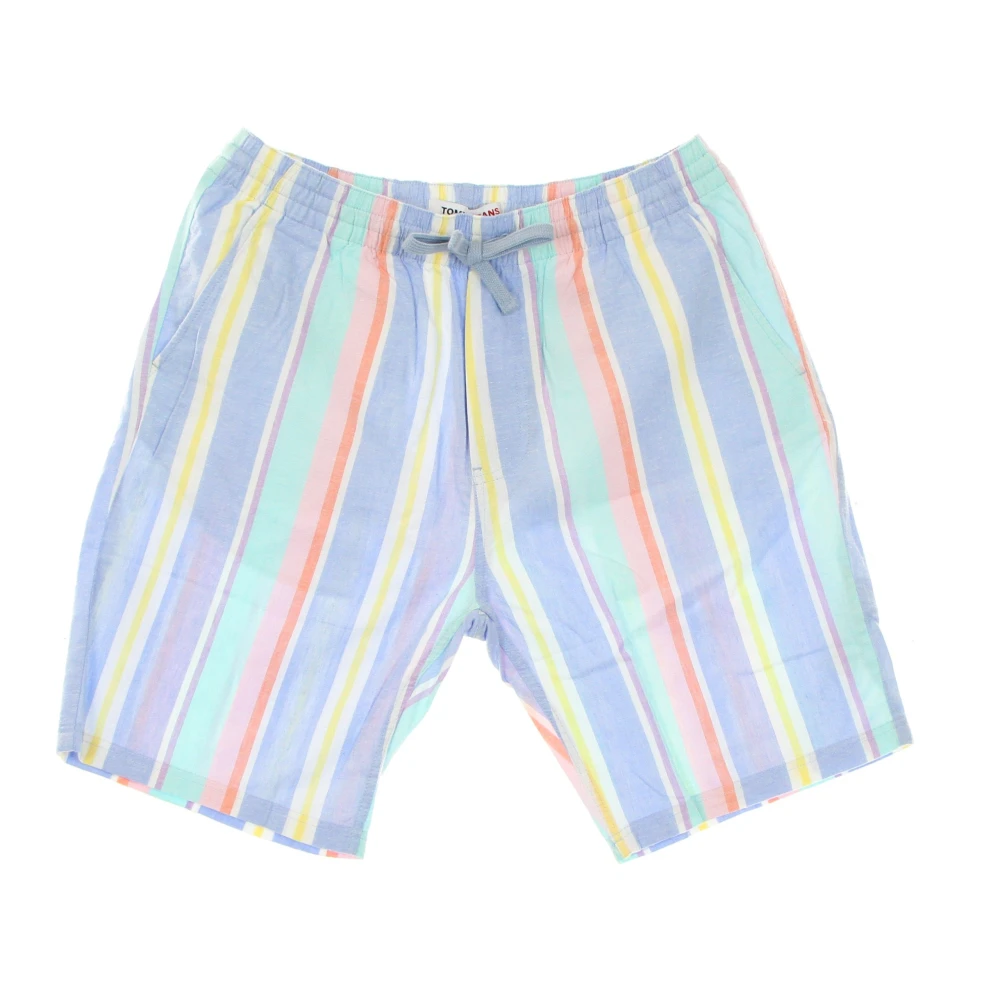 Tommy Hilfiger Multicolor Casual Shorts, Male, S, Pastel Stripe Short Trousers