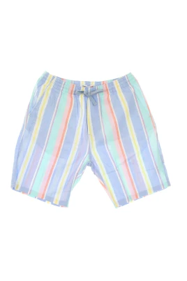 Pastelrandiga shorts