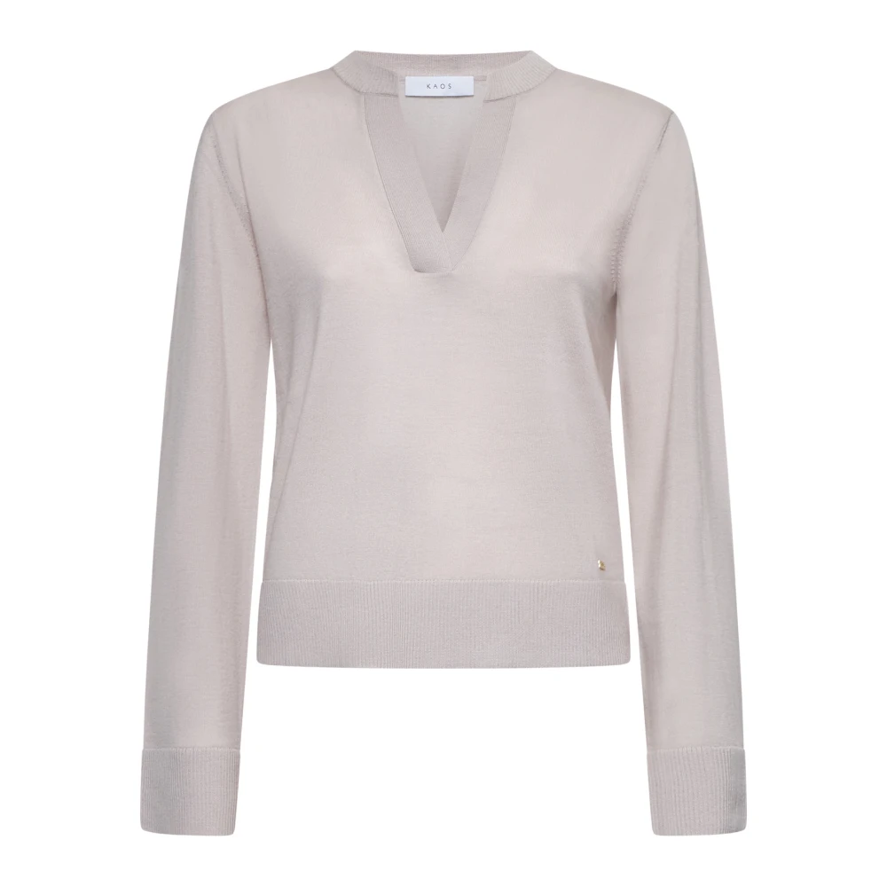 Kaos Stijlvolle Sweaters Collectie Beige Dames