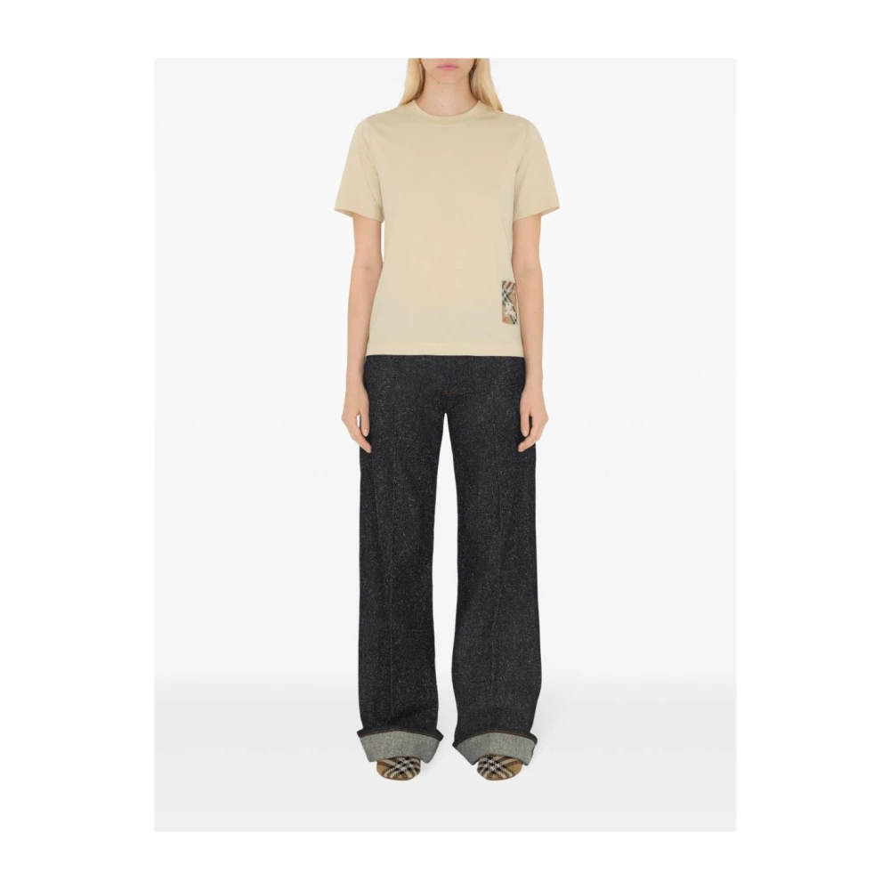 Burberry Stijlvolle T-shirts en Polos Beige Dames