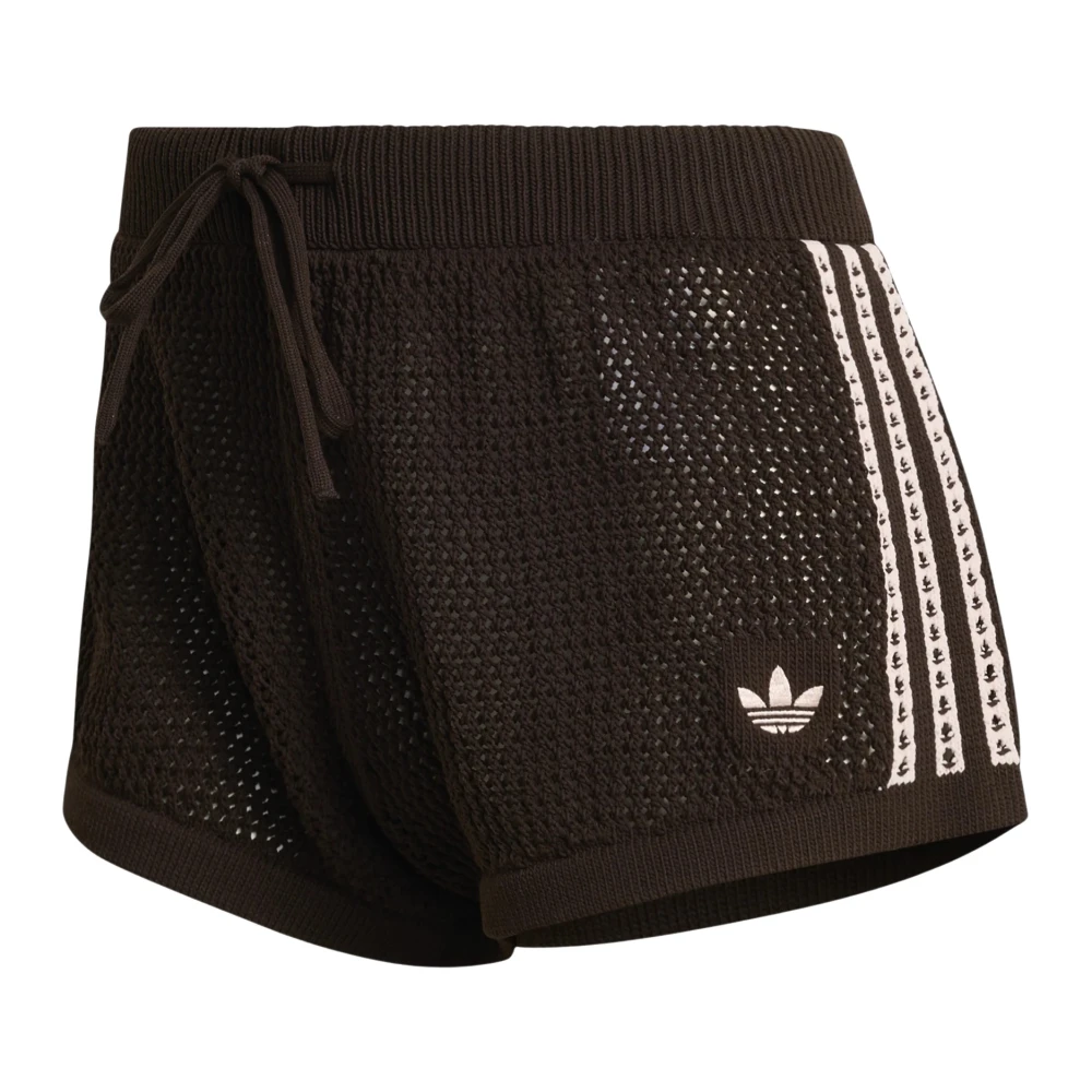 Adidas Brown Training Shorts, Female, S, Crochet Shorts