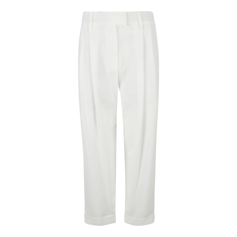 Trousers > Wide Trousers - - Brunello Cucinelli - Modalova