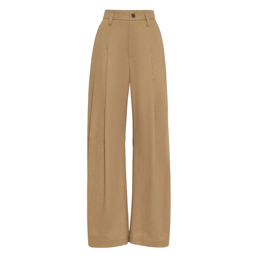 Trousers > Wide Trousers - - Brunello Cucinelli - Modalova