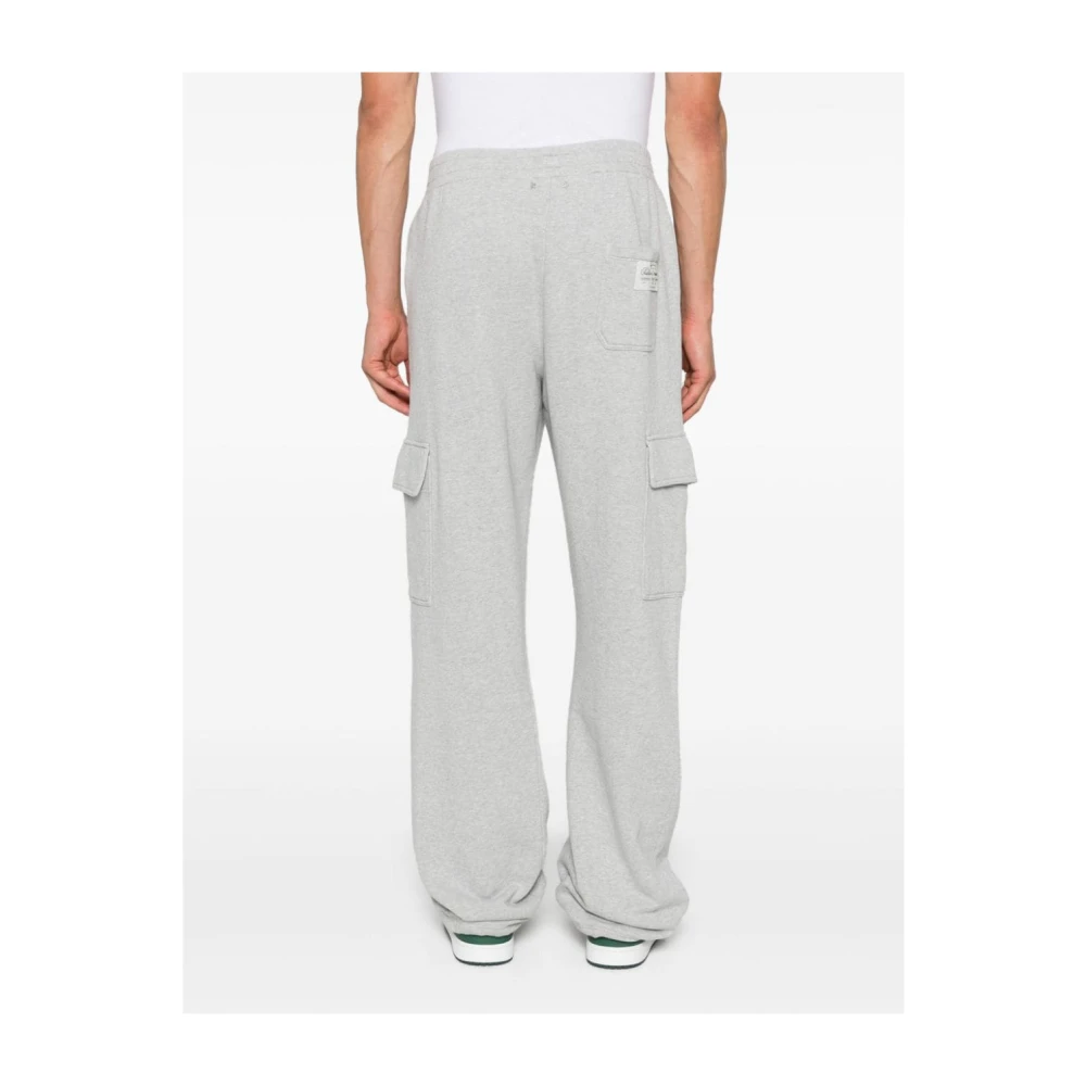 Golden Goose Grijze Hoge Taille Katoenen Broek Gray Heren