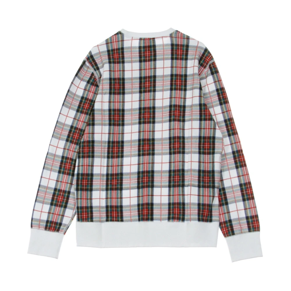 HUF Witte Crewneck Sweatshirt Lichtgewicht Multicolor Heren