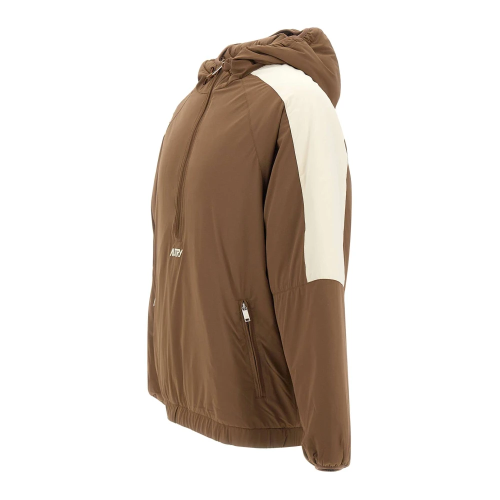 Autry Nylon Anorak Jas Bruin Room Brown Heren