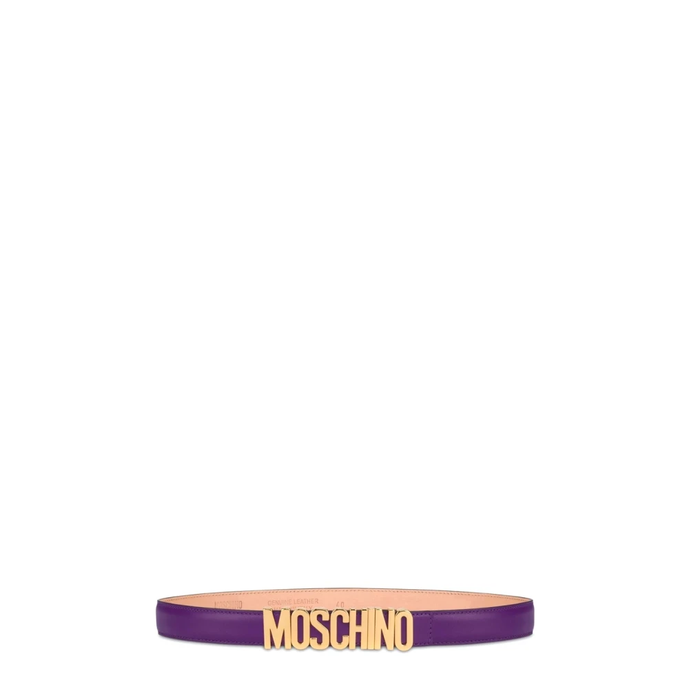 Moschino Stijlvolle Riem voor Modieuze Outfits Purple Dames