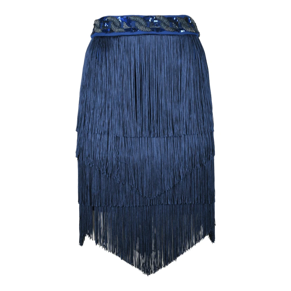 Elisabetta Franchi Rok Blue Dames