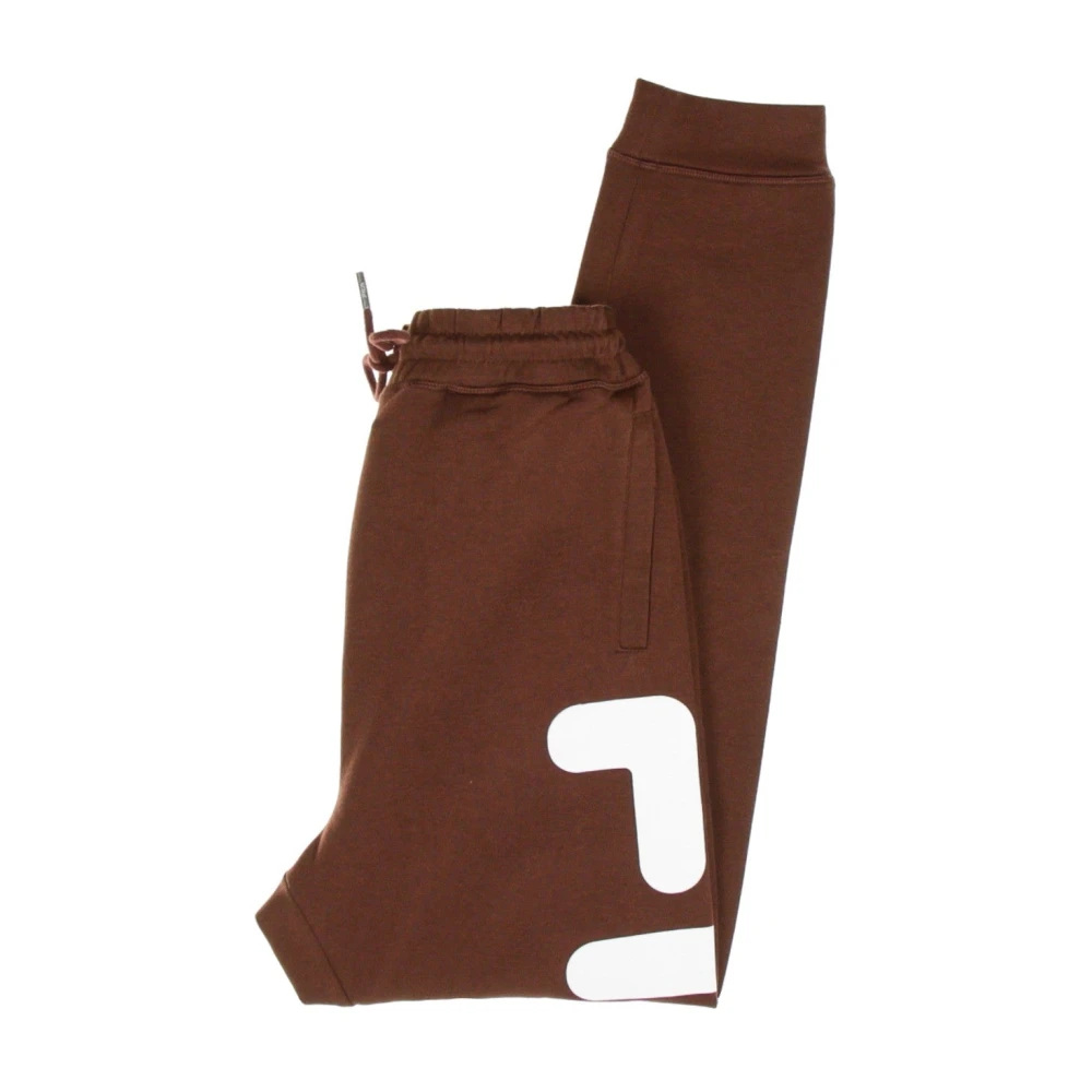 Fila Klassieke Fleece Trainingsbroek in Chocolade Brown Heren