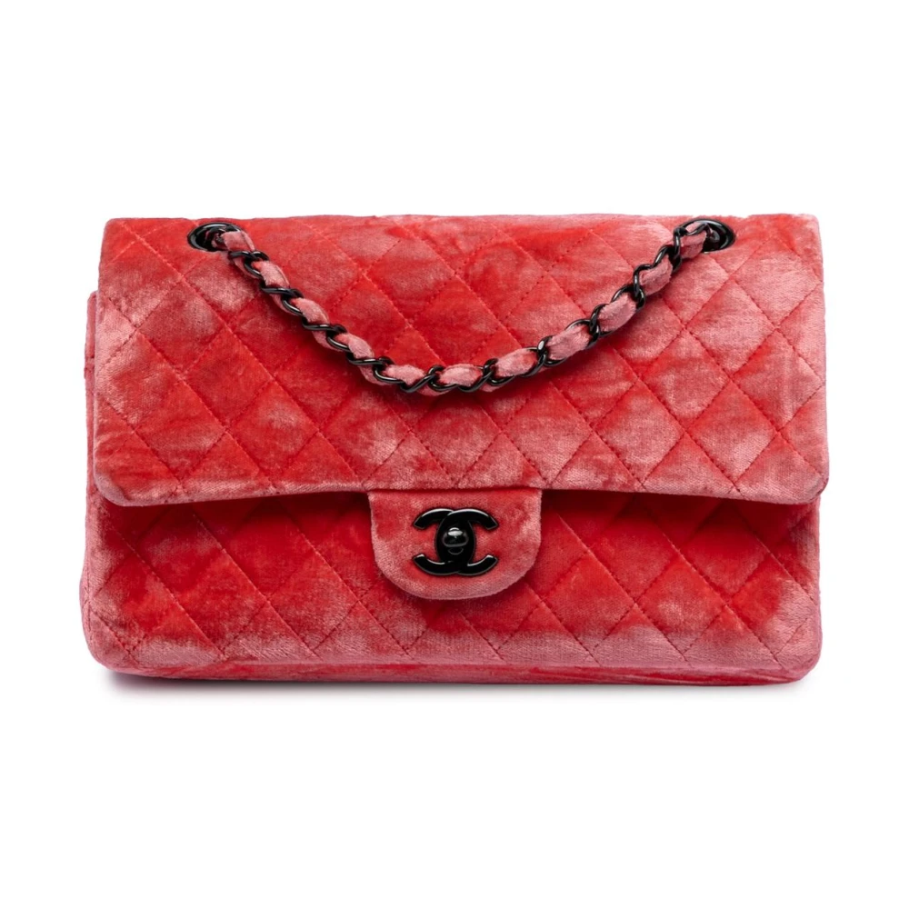 Chanel Vintage Women's Red Pre-Owned Flap Shoulder Bag