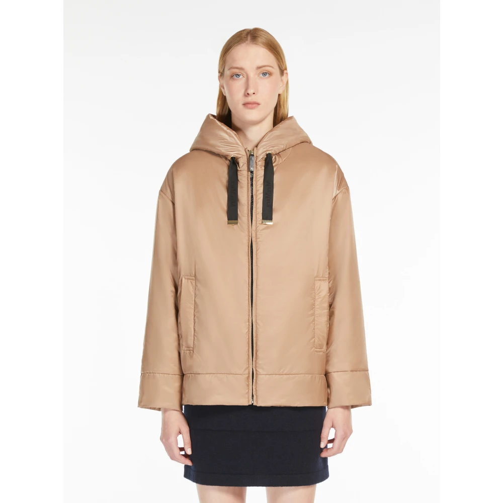 Max Mara Licht Camel Daria Elegante Jurk Brown Dames