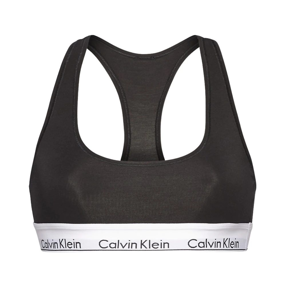 Calvin Klein Stijlvolle Cross-Back Sportbeha Black Dames