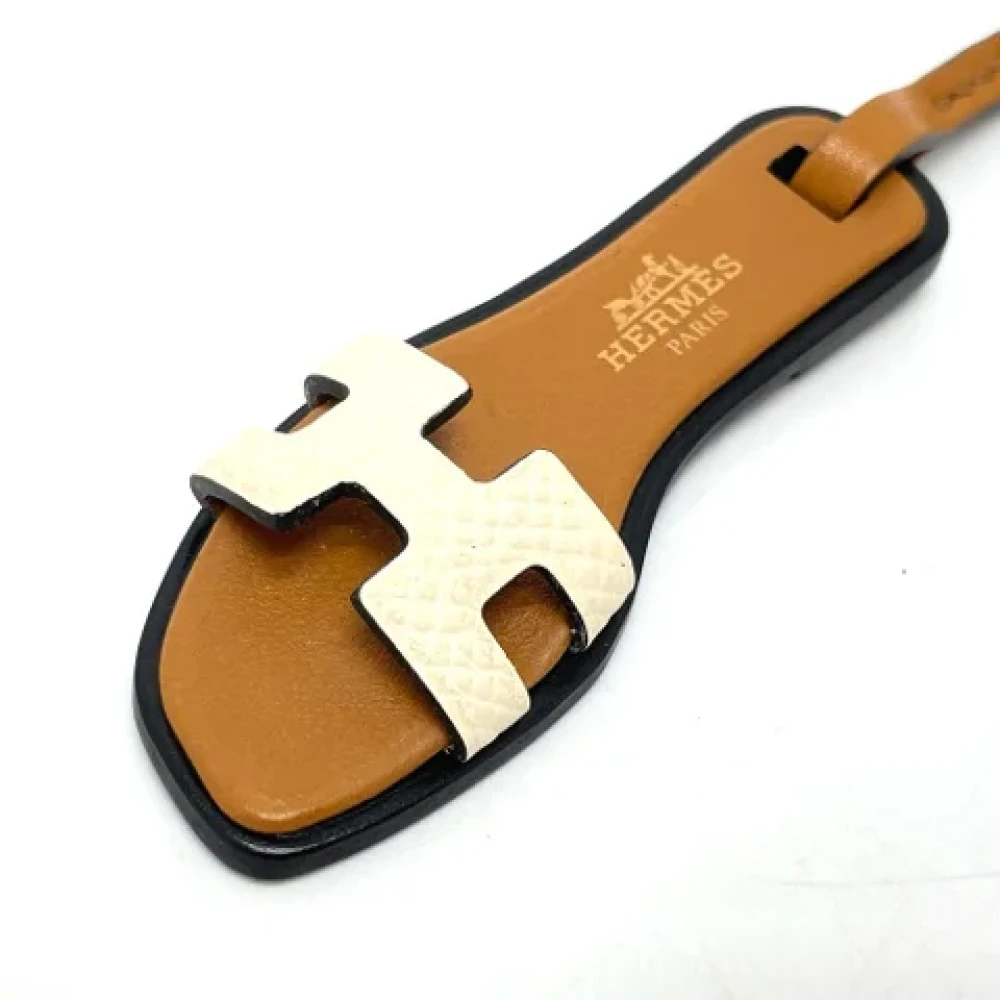 Hermès Vintage Pre-owned Leather key-holders Brown Dames