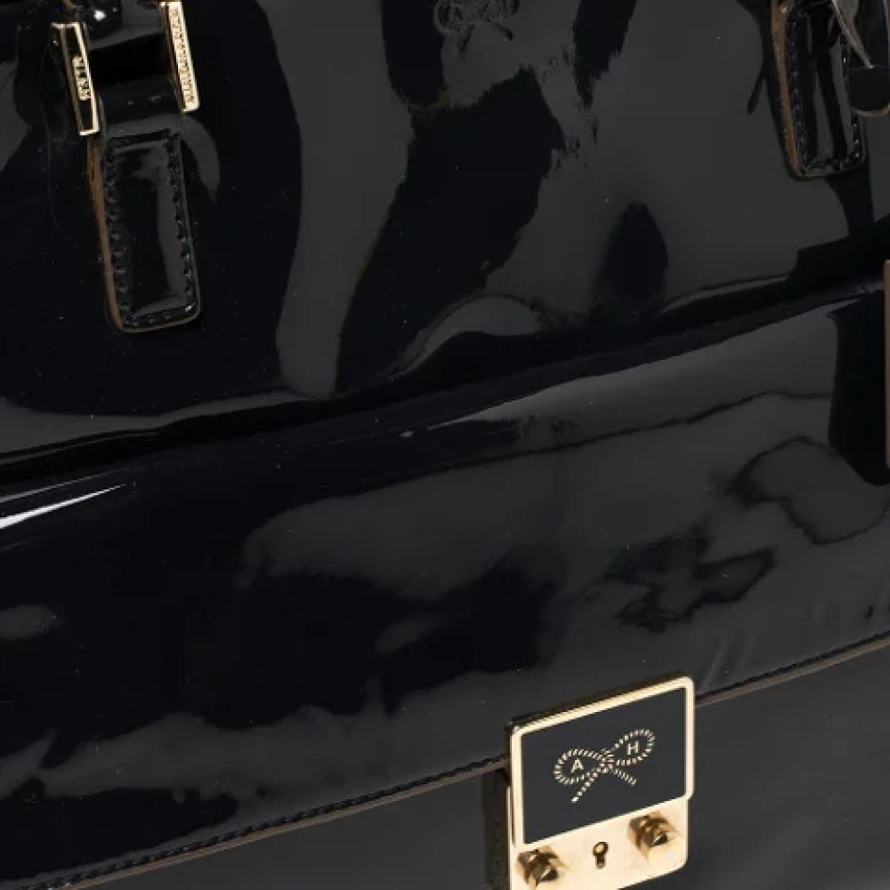 Anya Hindmarch Pre-owned Leather handbags Black Dames