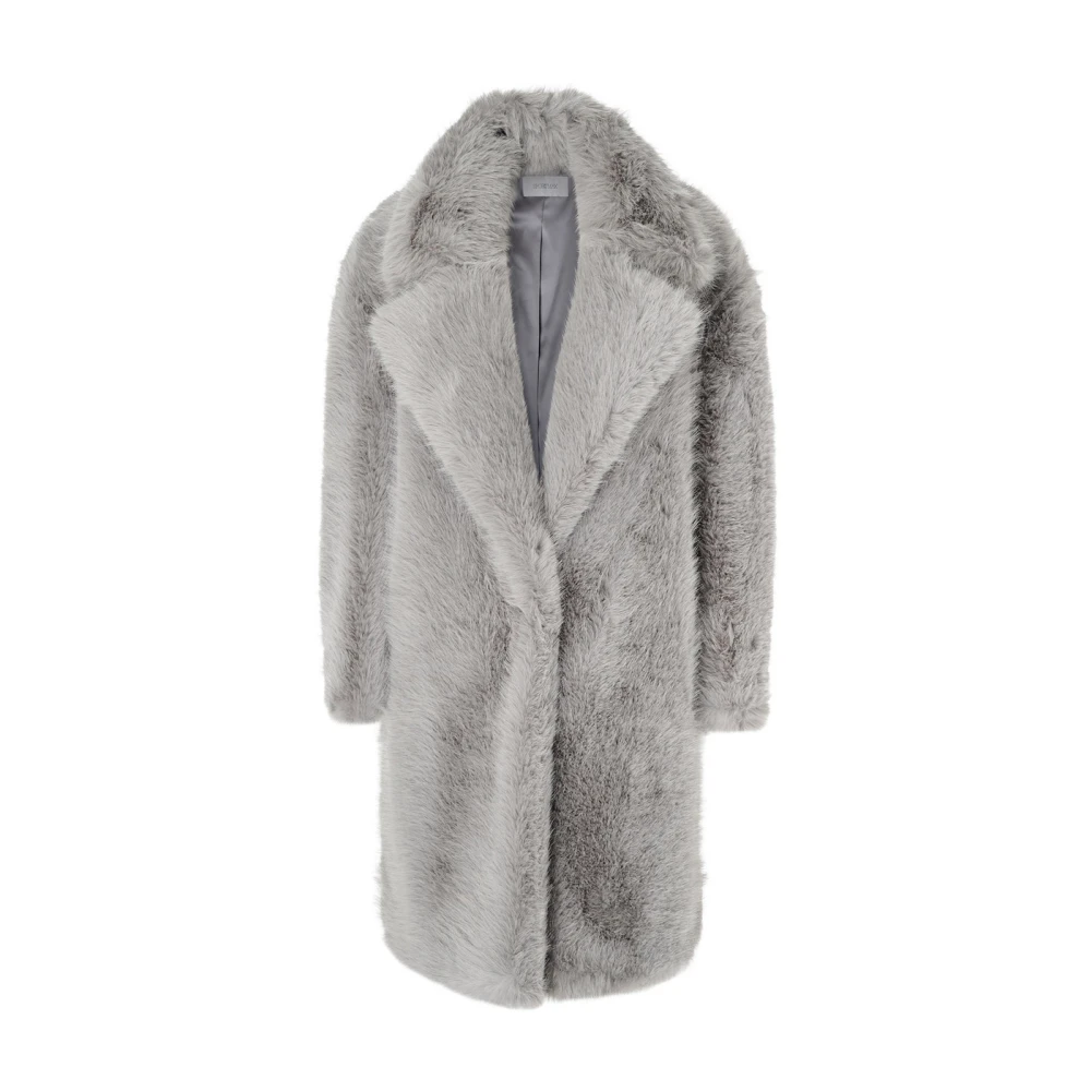 SPORTMAX Grijze Jas met Stijlvol Ontwerp Gray Dames