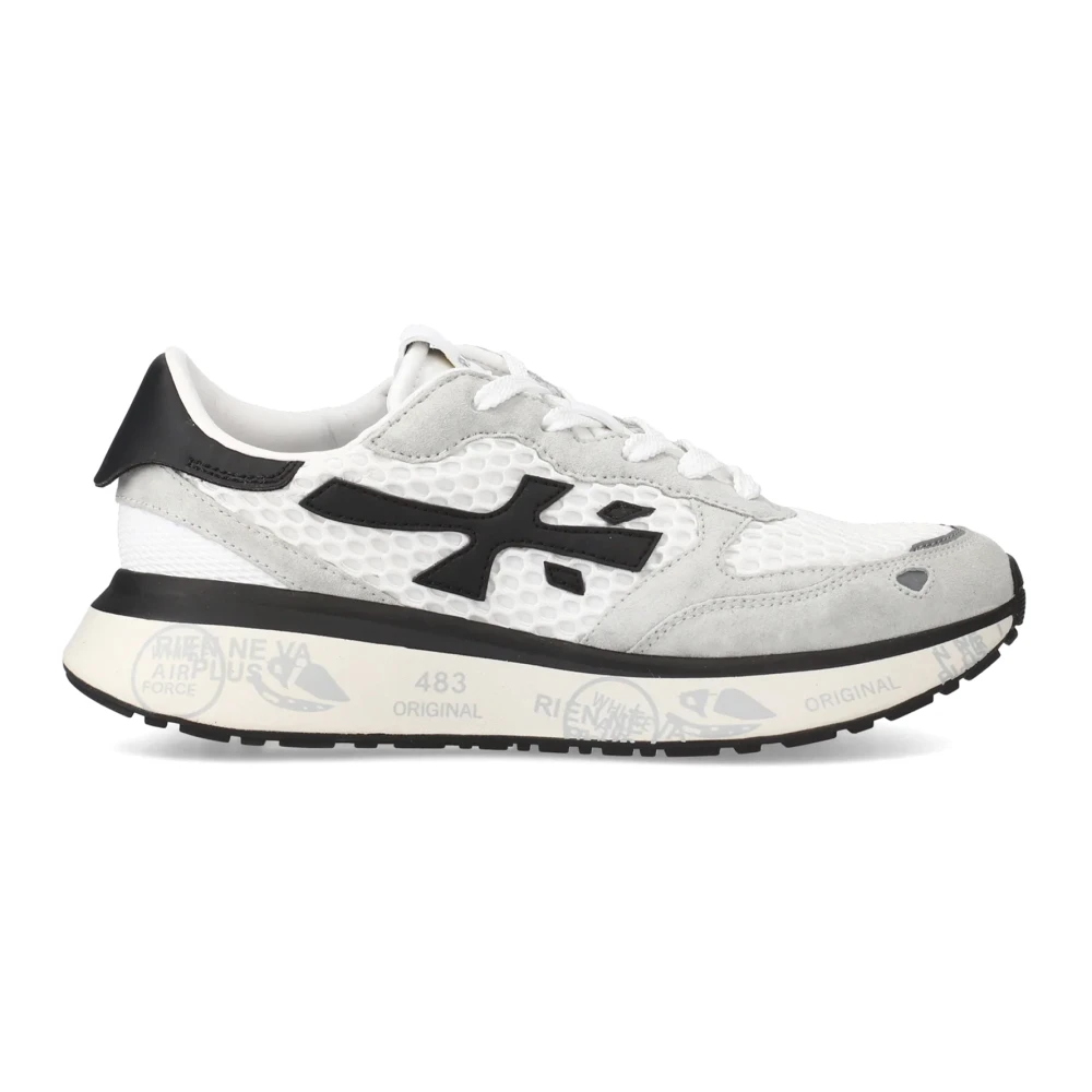 Premiata Witte Sneakers Dames Eva Rubber Bovenwerk Dames Schoenen