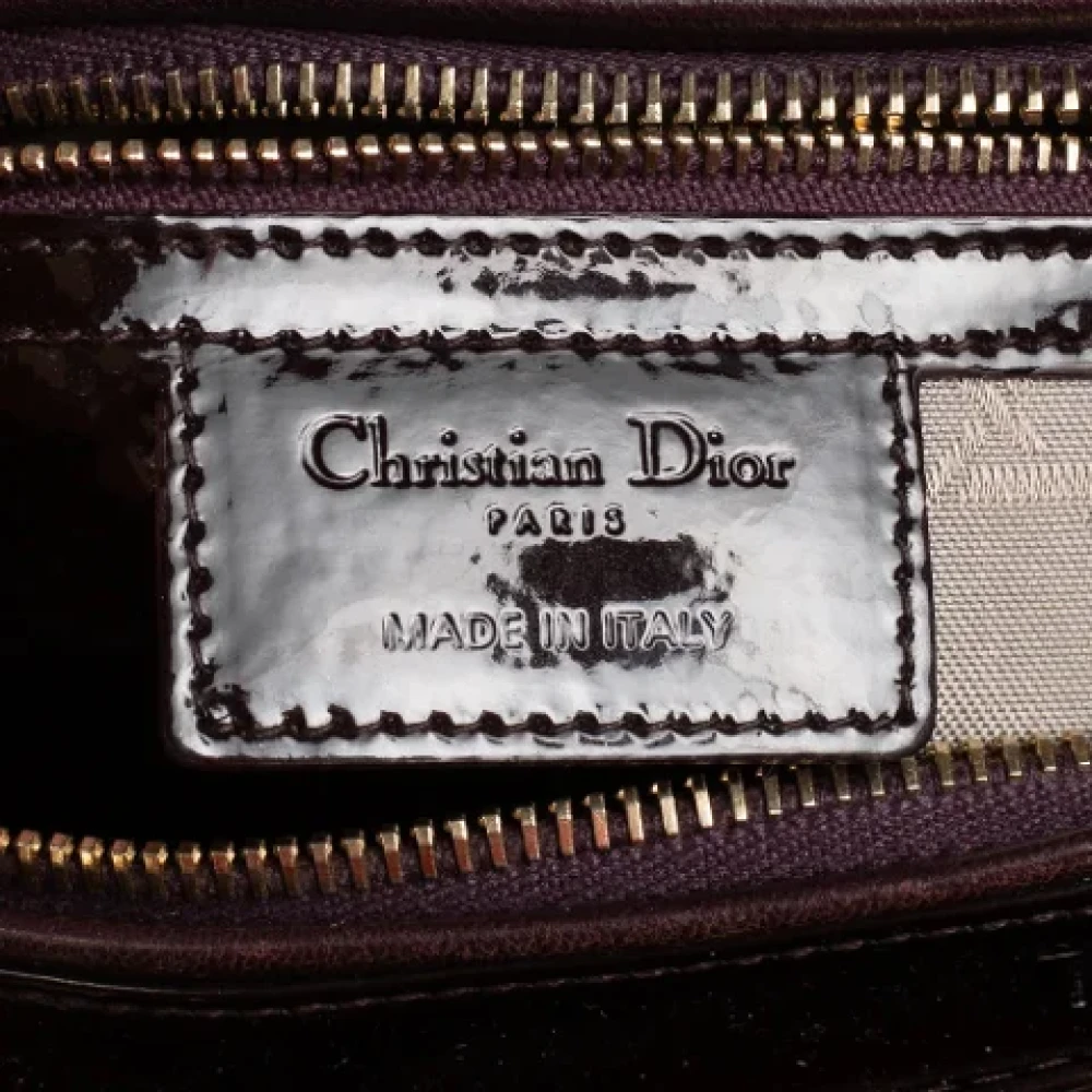 Dior Vintage Pre-owned Leather dior-bags Brown Dames