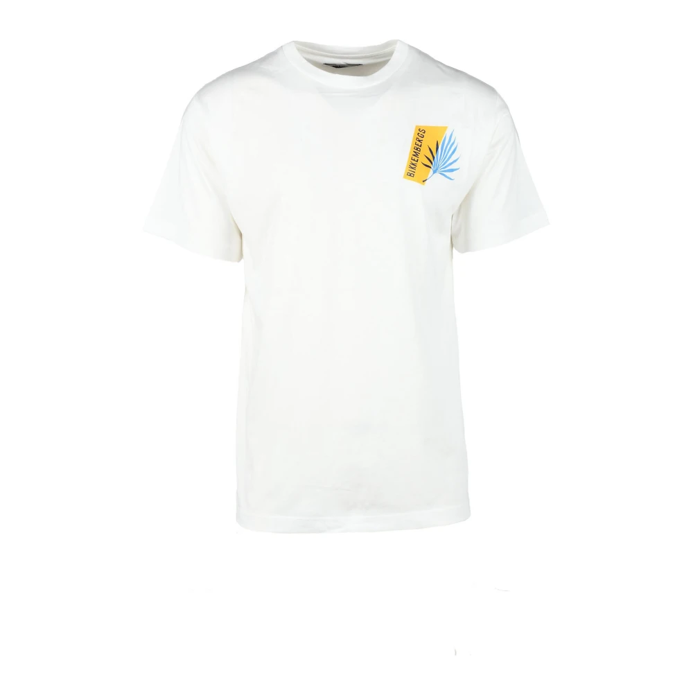 Bikkembergs Witte T-shirt voor mannen White Heren