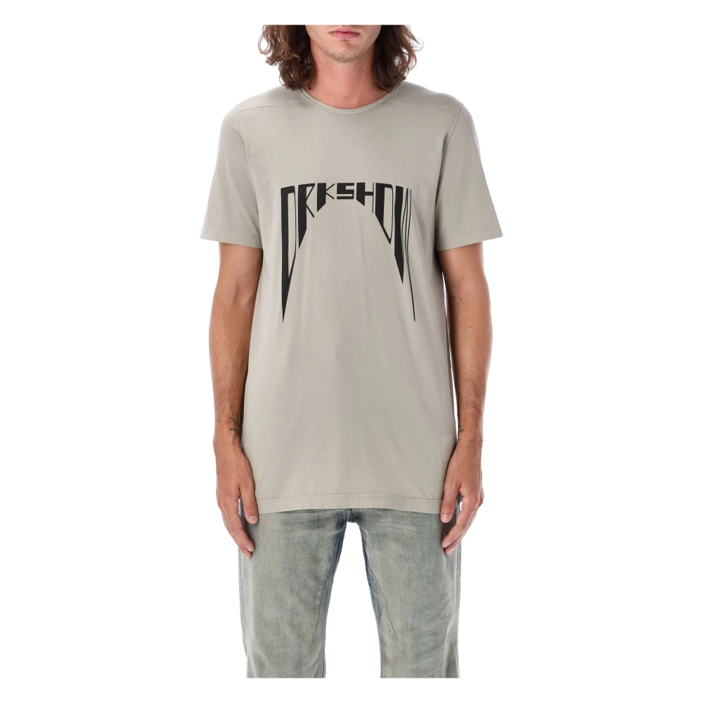 Rick Owens Level T-Shirt met grafische print Gray Heren