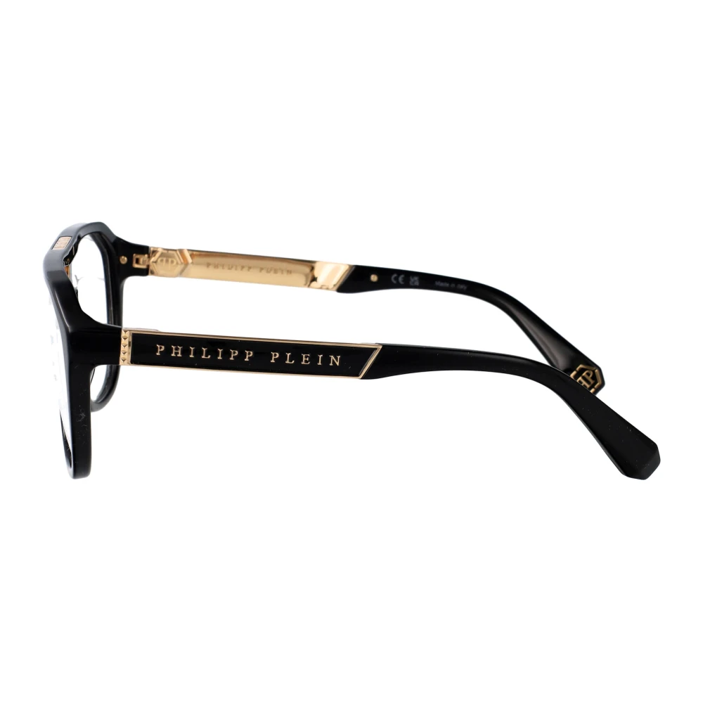 Philipp Plein Militaire Optische Stijl Zonnebril Black Unisex