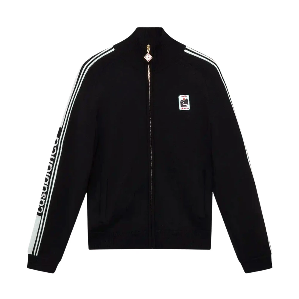 Casablanca Women's Black Training Jackets, M, Zip Up