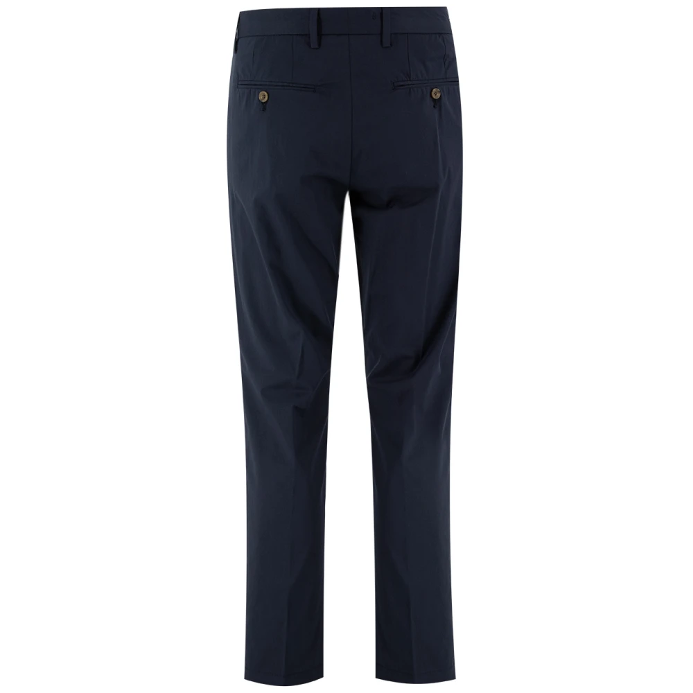 Myths Slim Fit Klassieke Broek Blue Heren