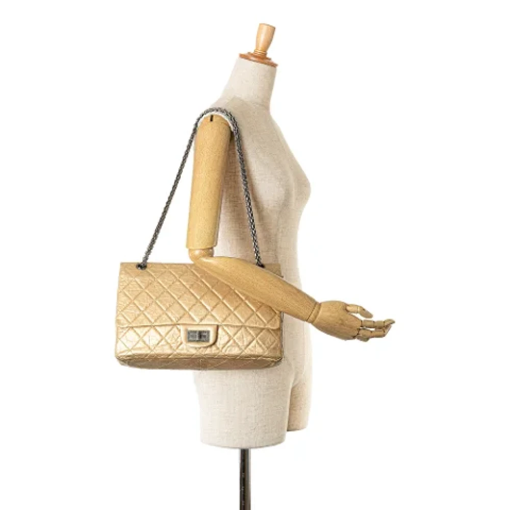 Chanel Vintage Pre-owned Leather chanel-bags Yellow Dames