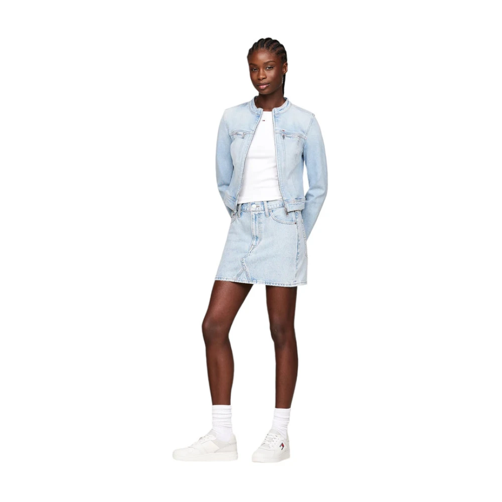 Tommy Jeans Denim Jack Blue Dames