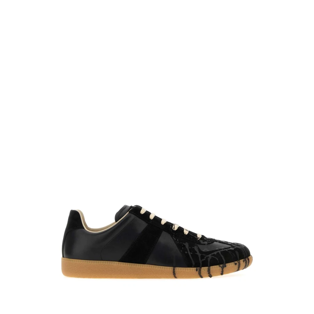 Maison Margiela Sneakers, Male, 6 Uk, Replica Trainers Black