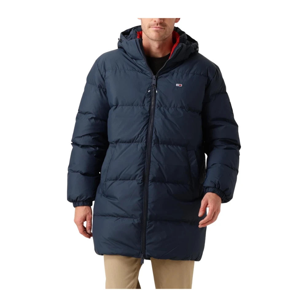 Tommy Jeans Essential Down Parka voor Heren Blue Heren